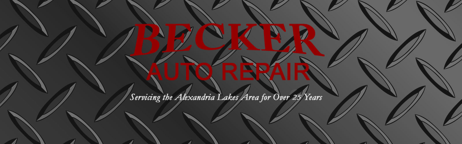 Auto Repair, Alexandria MN Becker Auto Repair